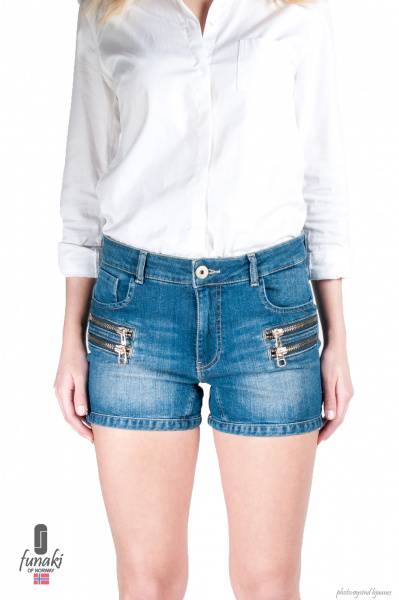 Funaki Zephyr shorts Blue denim